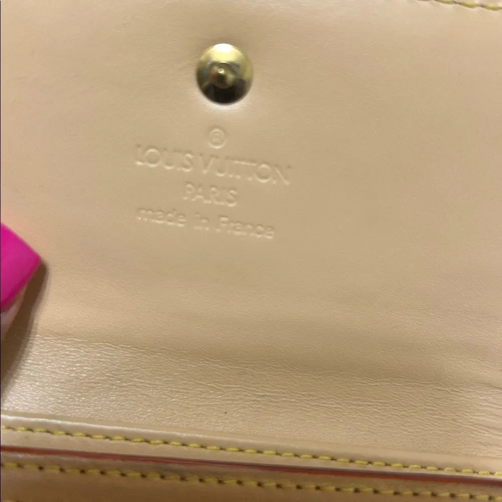 Authentic Louis Vuitton Murakami Black Multicolor Compact Leather Wallet